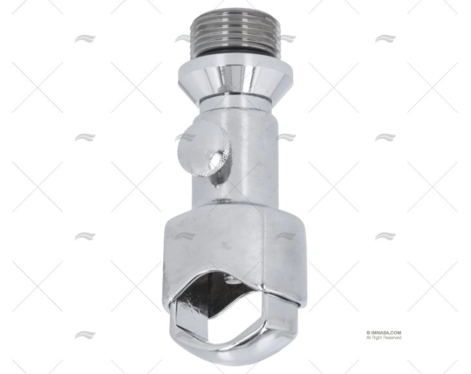 BASE ANTENA RETO TUBO 22-25mm CROMADO SCOUT