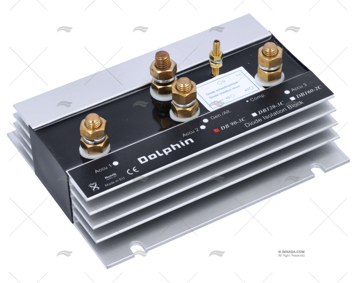ISOLATORE BATTERIA  90A 3 USCITE DOLPHIN