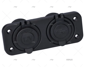 PRESA ACCENDINO /DOPPIO USB