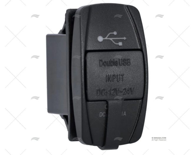 INTERRUTTORE DOPPIO USB