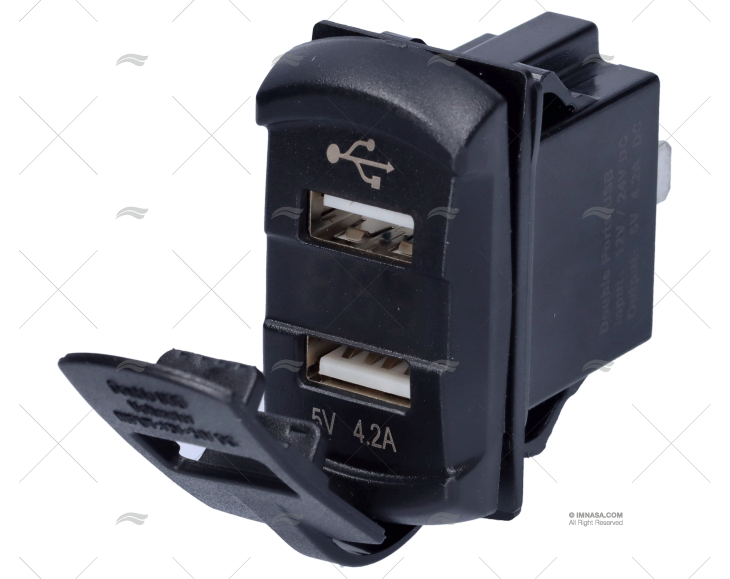 INTERRUTTORE USB + VOLTMETRO