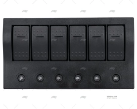 PANNELLO ELETTRICO MAGNETOTERMICO LED 6