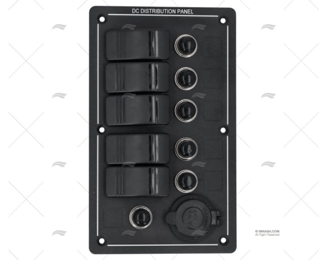 PANNELLO ELETTRICO LED 12V ON/OFF 5