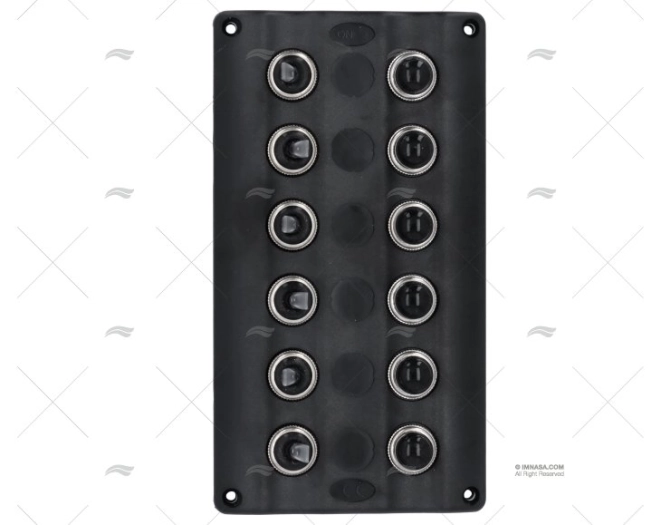 PANEL ELECTRICO 6 LED ON/OFF