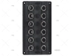 PANEL ELECTRICO 6 LED ON/OFF