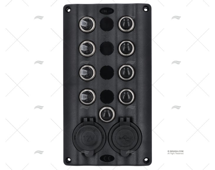 PANEL ELECTRICO  LED  12V ON/OFF 4+USB