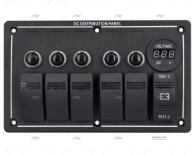 PAINEL ELÉTRICO LED 12V ON/OFF 5+BATERIA+VOLUME