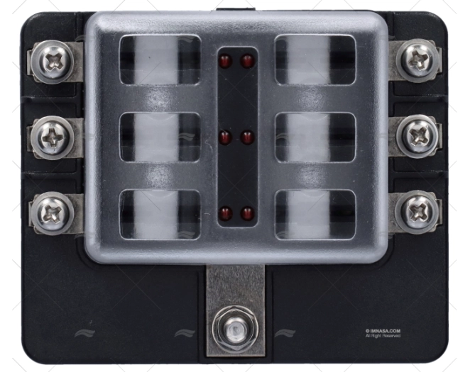 CAIXA PARA FUSÍVEIS PARAFUSOS 6