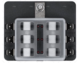 CAIXA PORTAFUSÍVEL PLACAS 6