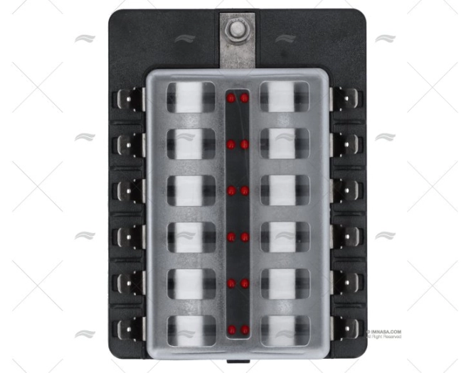 CAIXA PORTAFUSÍVEL PLACAS 12