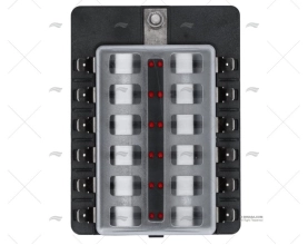 CAIXA PORTAFUSÍVEL PLACAS 12