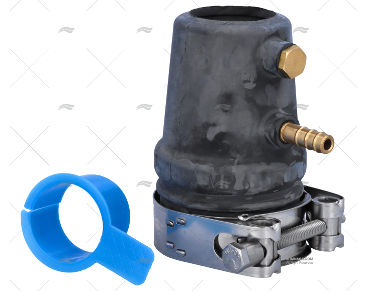 CHIUSURA BOCCOLA ASSE 40mm TUBO 60mm RAFFREDDATO