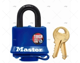 LUCCHETTO 40mm PROTEZIONE TERMOPLASTICA(IGNIFUGA MASTER LOCK