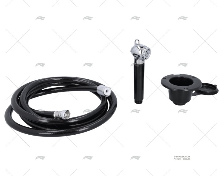 DOCCIA CON SCATOLA NERA 3m BARKA