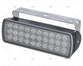 FAROL LED SEA HAWK PRETO LED BRANCO/AZUL HELLA MARINE