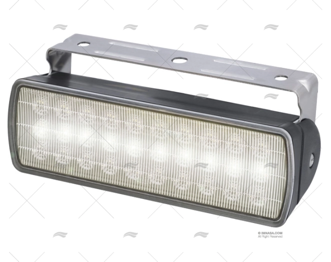 FAROL LED SEA HAWK PRETO LED BRANCO/QUENTE HELLA MARINE