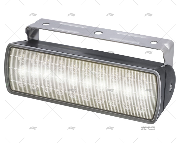 FAROL LED SEA HAWK PRETO LED BRANCO/QUENTE HELLA MARINE