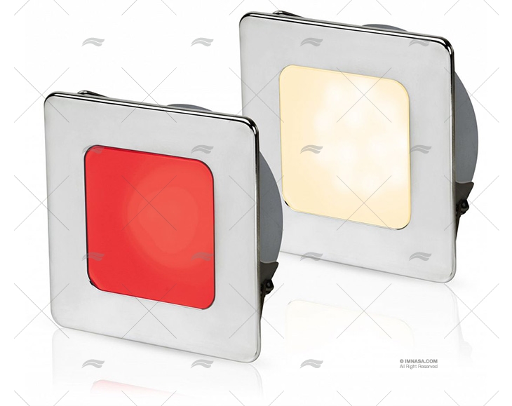 LUCE EUROLED 95 QUADRATA BIANCA CALDA/RO HELLA MARINE