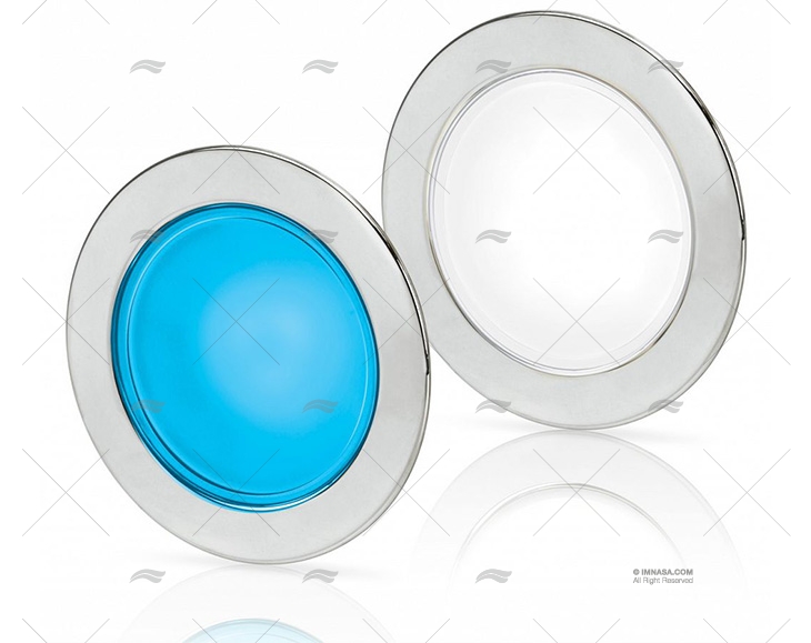 LUZ EUROLED 95 REDONDA BLANCA/AZUL HELLA MARINE