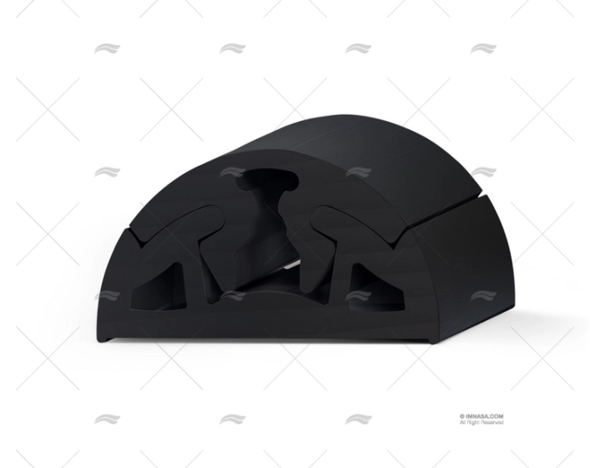 PROFILO PVC BINO H 40  NERO 24m TESSILMARE