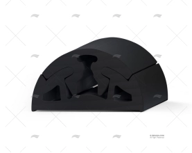 PROFILO PVC BINO H 40  NERO 24m TESSILMARE