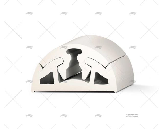 PROFILO PVC BINO H 40  BIANCO 24m TESSILMARE