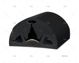 PROFILO PVC BINO H 65  NERO 12m TESSILMARE