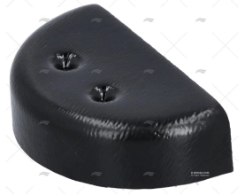 TERMINAL DEFENSA 65mm H65BINO PVC PRETO TESSILMARE