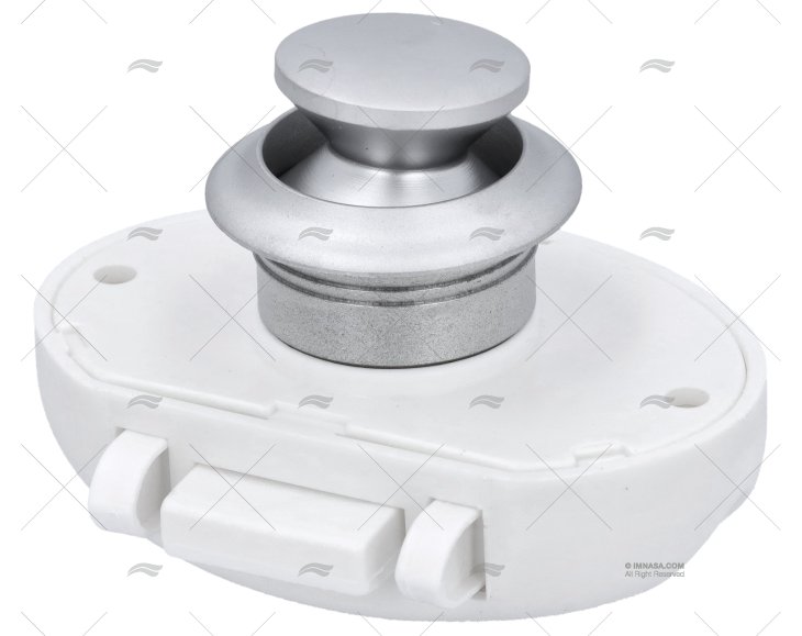 FECHADURA PULSANTE CROMADO PÉROLA 25MM 1 FORESTI SUARDI