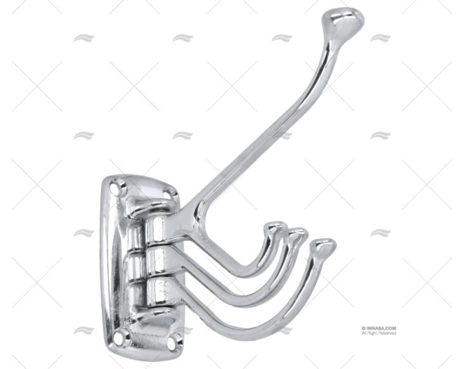 SUPORTE TOALHAS 4 GANCHOS