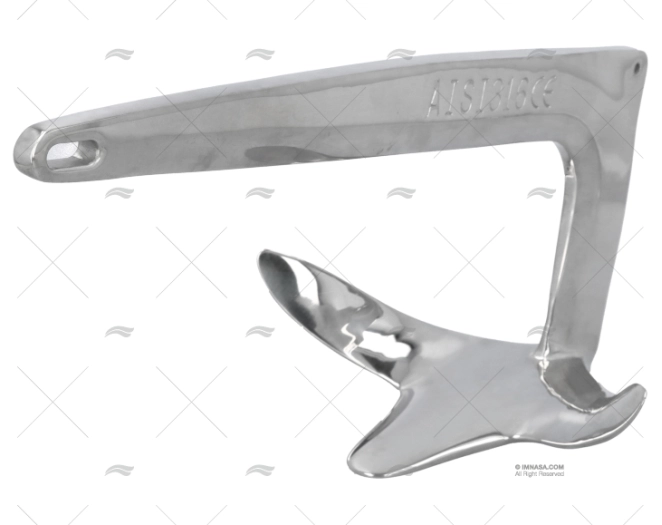 ANCORA TRIDENT  3,5Kg INOX IMNASA