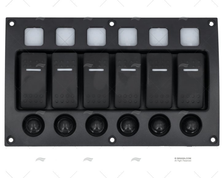SWITCH PANEL 6 ELEMENTS 114x191x75