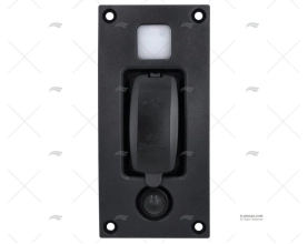 PAINEL TOMADA DUPLO USB 114x58x56