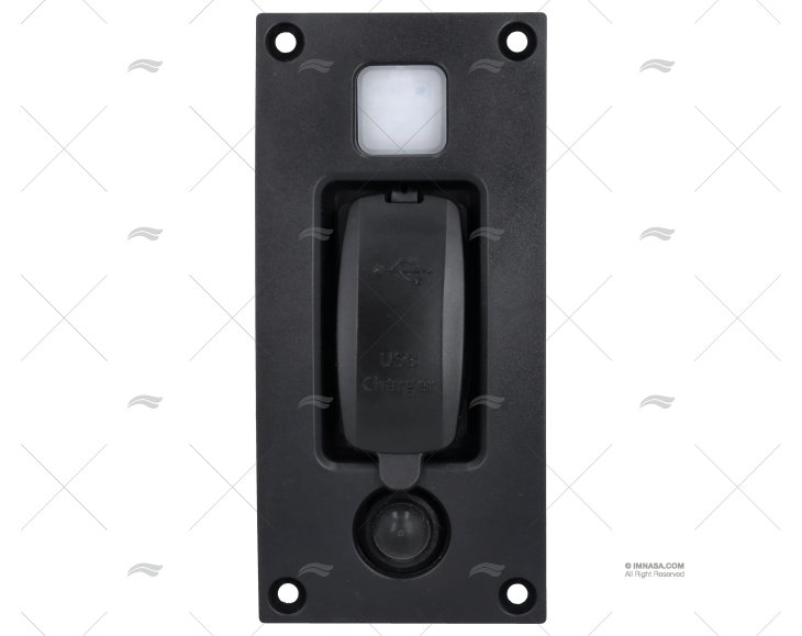PAINEL TOMADA DUPLO USB 114x58x56
