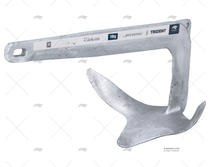 ANCORA TRIDENT 10  kg ZINCATO IMNASA