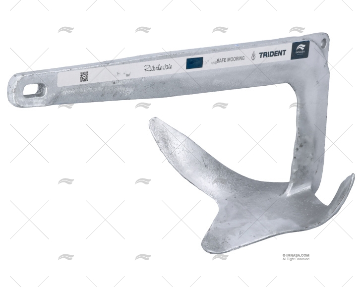 ÂNCORA TRIDENT 25  kg GALVANIZADO IMNASA