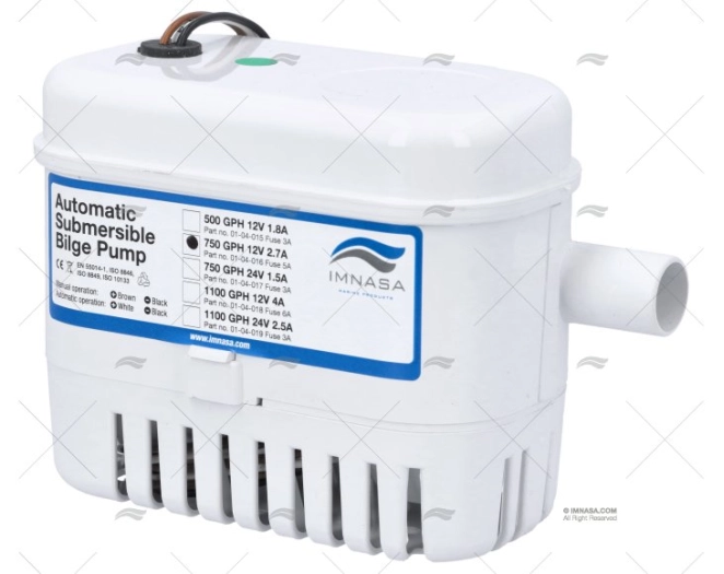 BOMBA SENTINA 12V  3000L/H IMN AUTO
