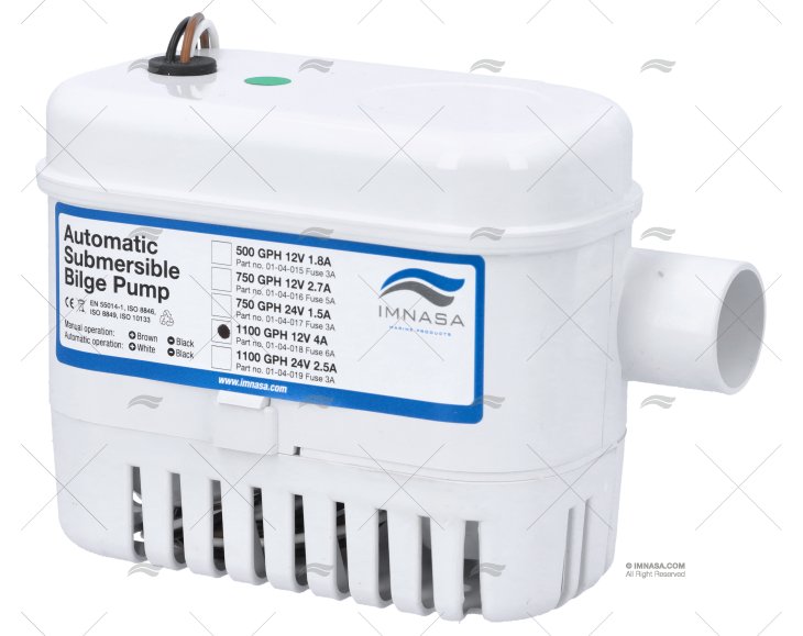 AUTOMATIC BILGE PUMP 1100 75L 12V