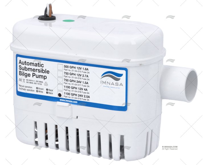 AUTOMATIC BILGE PUMP 1100 75L 24V