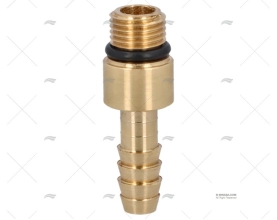 ADATTATORE RUBINETTO MASCHIO 10x1m-TUBO 8mm ARAVON