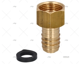 ADATTATORE RUBINETTO FEMMINA 3/8-TUBO 13mm ARAVON