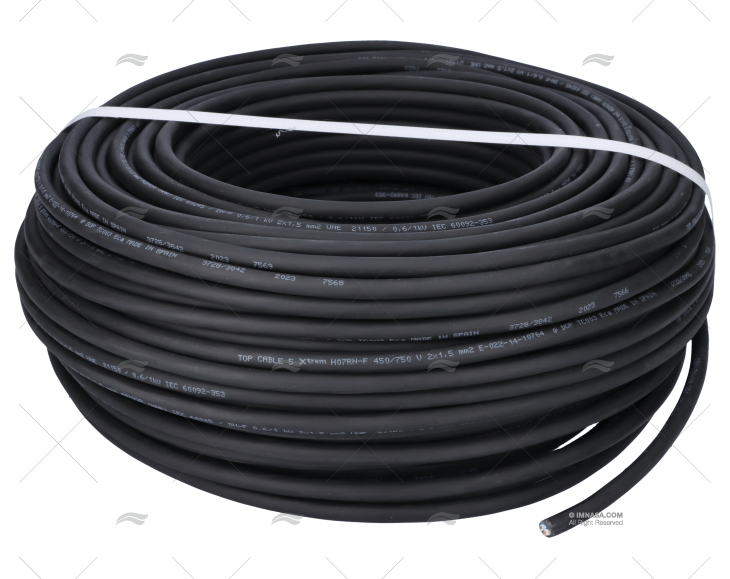 CAVO ELETTRICO HO7RN-F 2X1.5 R100