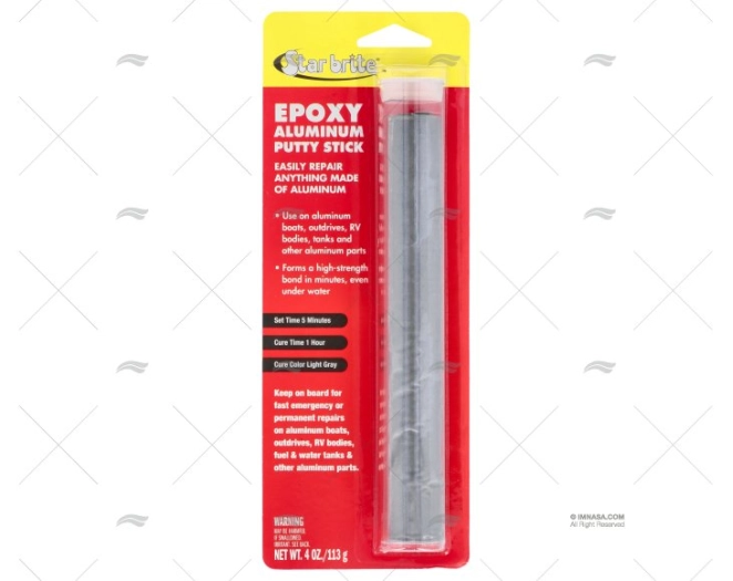 STUCCO EPOSSIDICO BARRA 113gr ALLUMINIO STAR BRITE