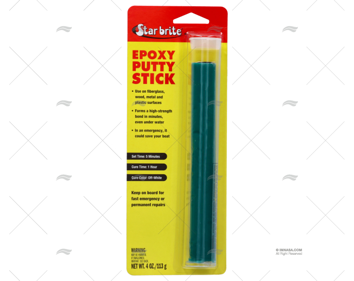 MASSA DE ENCHIMENTO EPÓXI BARRA 113gr STAR BRITE