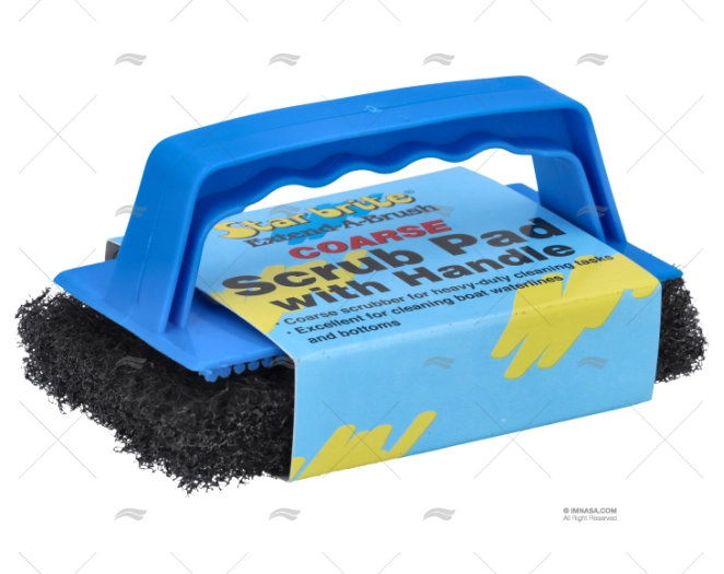 ESFREGÃO COM ALÇA GROSSA PRETO STAR BRITE