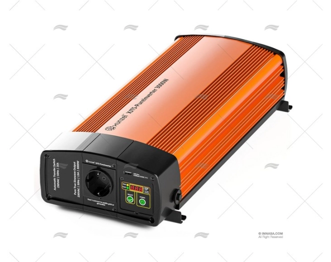 CONVERTITORE  12-220V 3000W O.PURA+COMMUTATORE XUNZEL