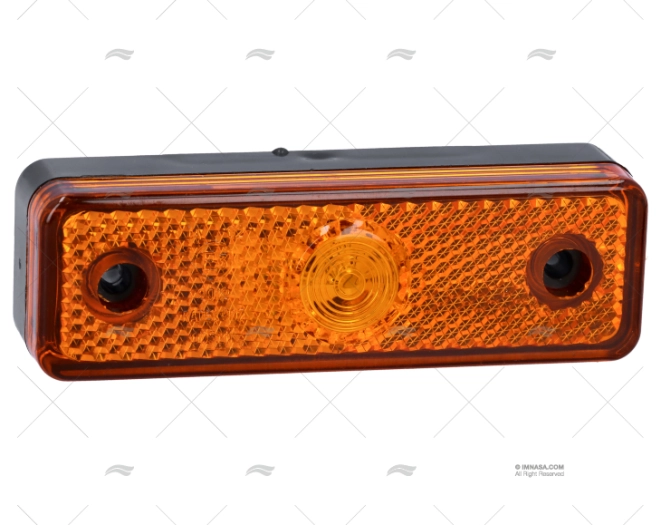 LUCE FARO LATERALE ARANCIONE LED 96x30x26  1