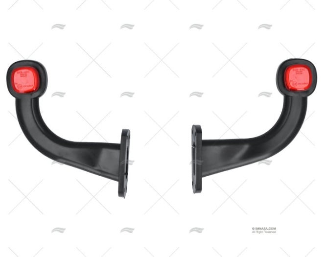 JOGO LUZES 90º LED 171x171x50 12/24V