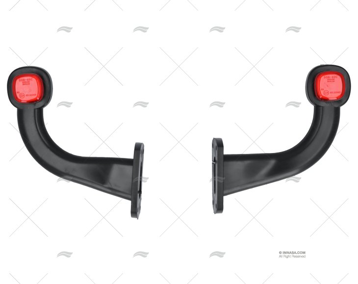 SET LUCI 90º LED 171x171x50 12/24V
