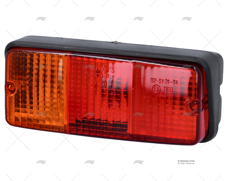 REAR LIGHTS RIGHT 3 POSITIONS 160x70